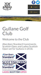 Mobile Screenshot of gullanegolfclub.com